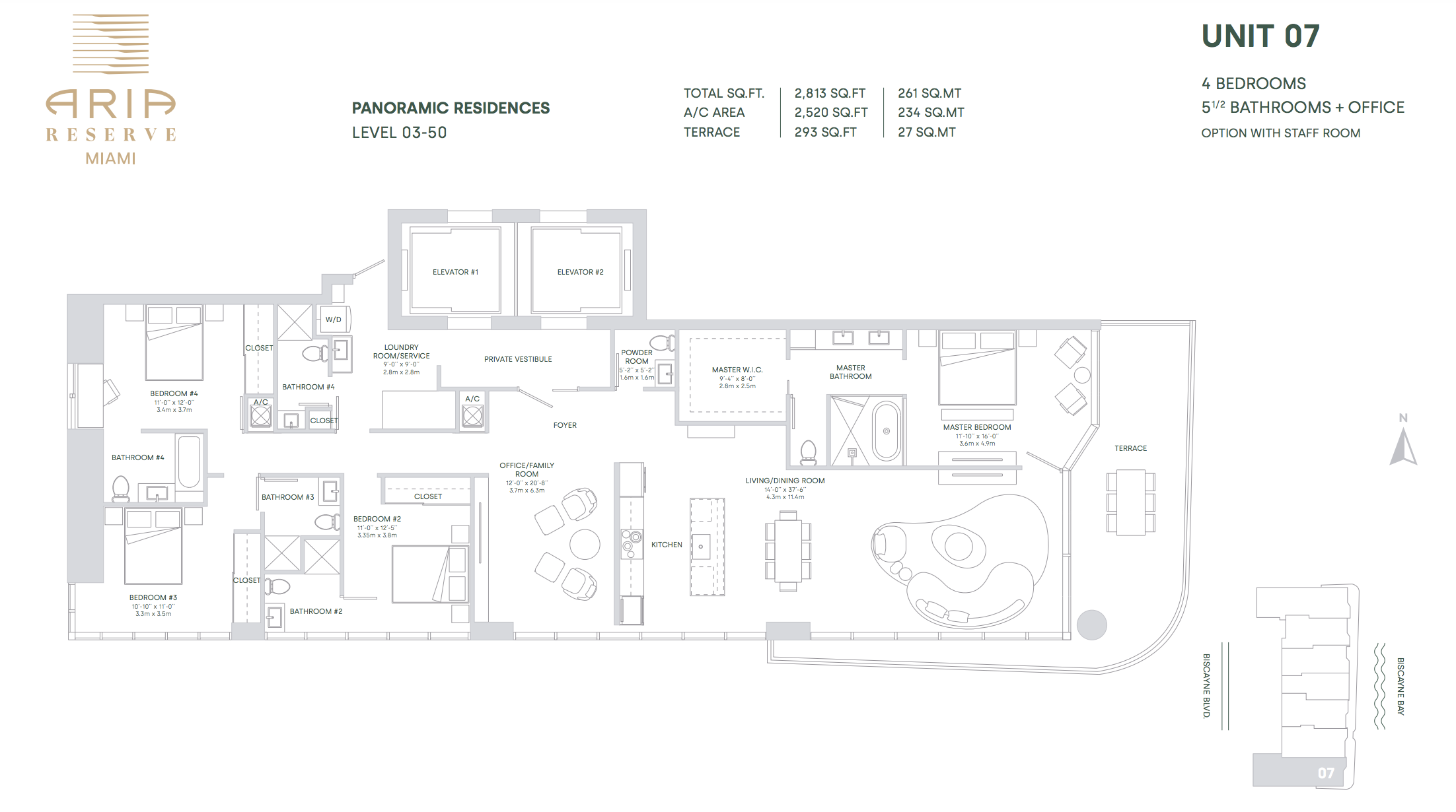 Aria ResAria Reserve Line 07 | 4 Bedrooms + Office | 5.5 Bathrooms  (Option with Staff Room)erve Line 07 | 4 Bedrooms + Office | 5.5 Bathrooms  (Option with Staff Room)