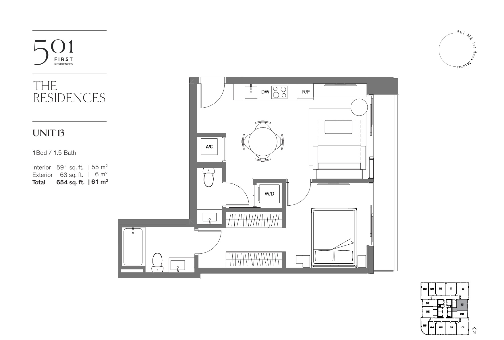 501 FIRST Residences Unit 13