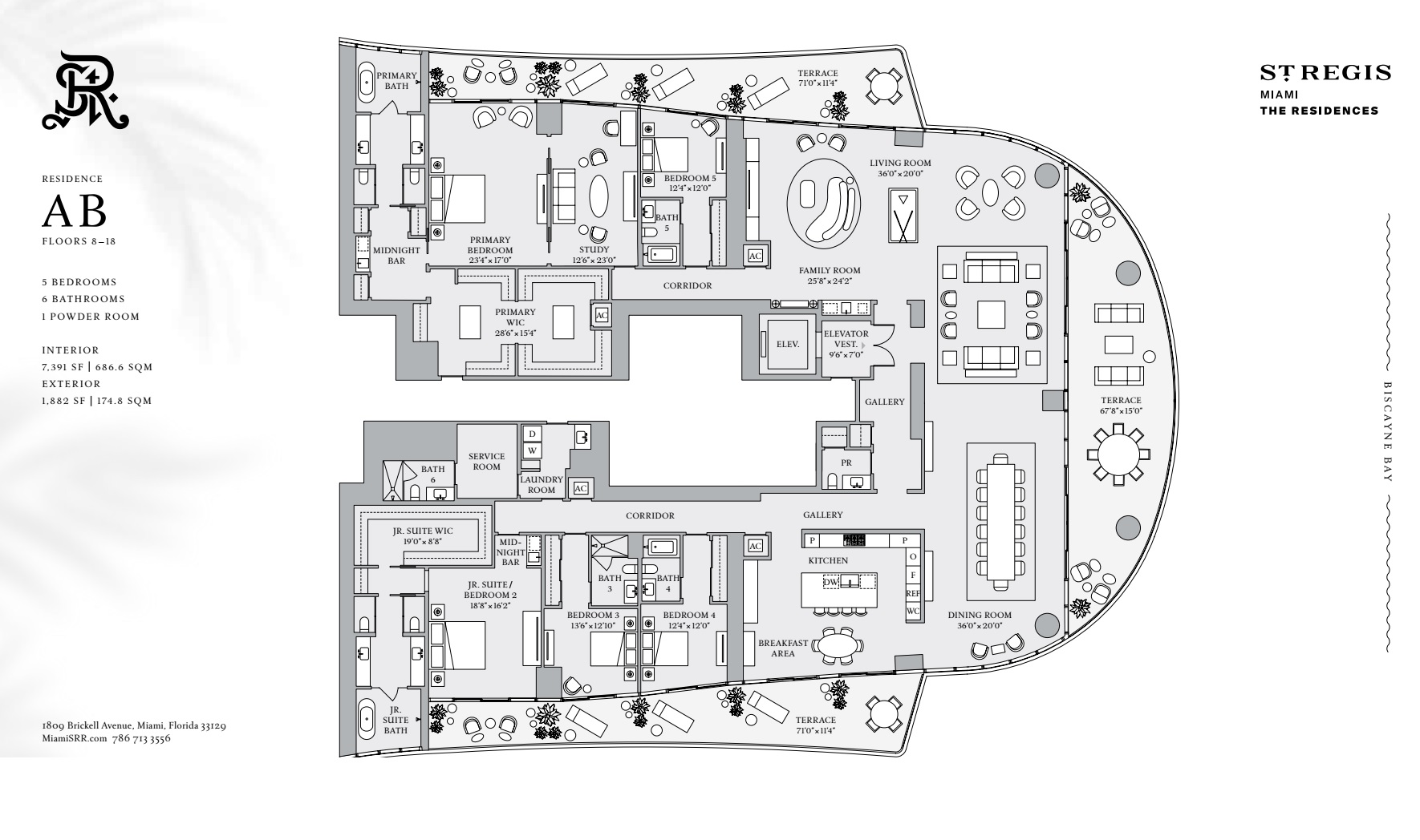 St. Regis Miami Residence AB (Floors 8-18)