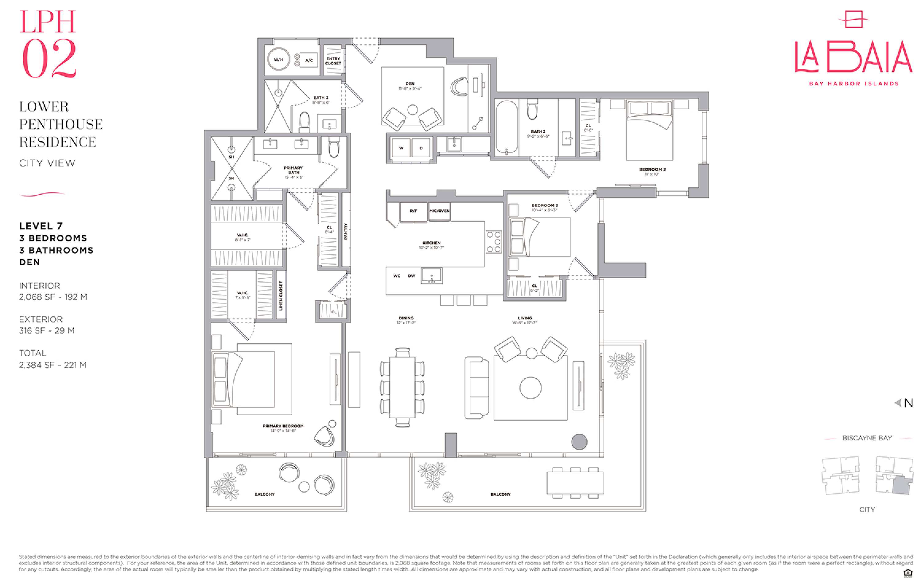 La Baia Bay Harbor Islands Floor Plans LPH02