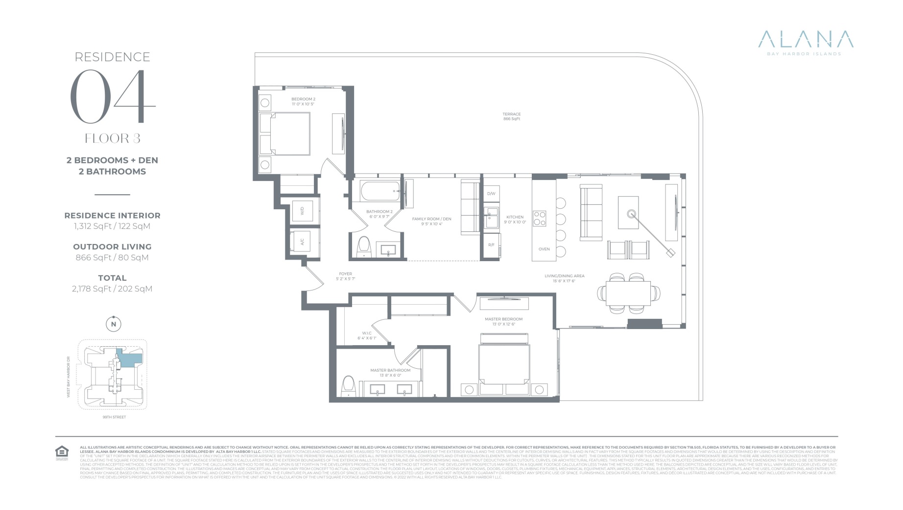 Alana_Floorplan_Residence04_floor3_2bed+den_2bath