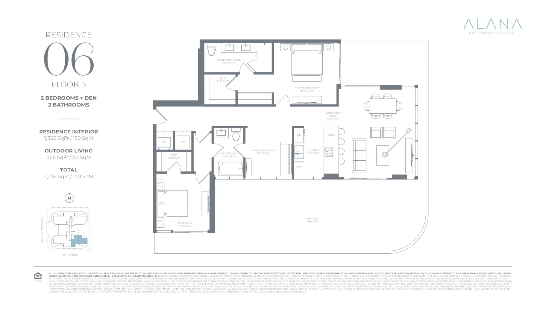 Alana_Floorplan_Residence06_floor3_2bed+den_2bath