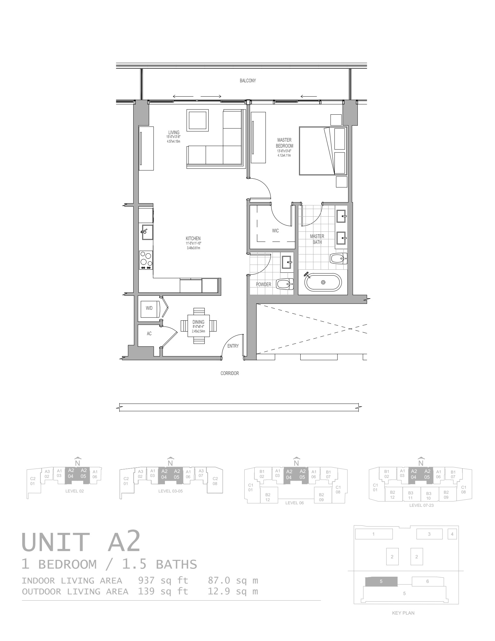 Oasis Hallandale_floorplan_Unit A2