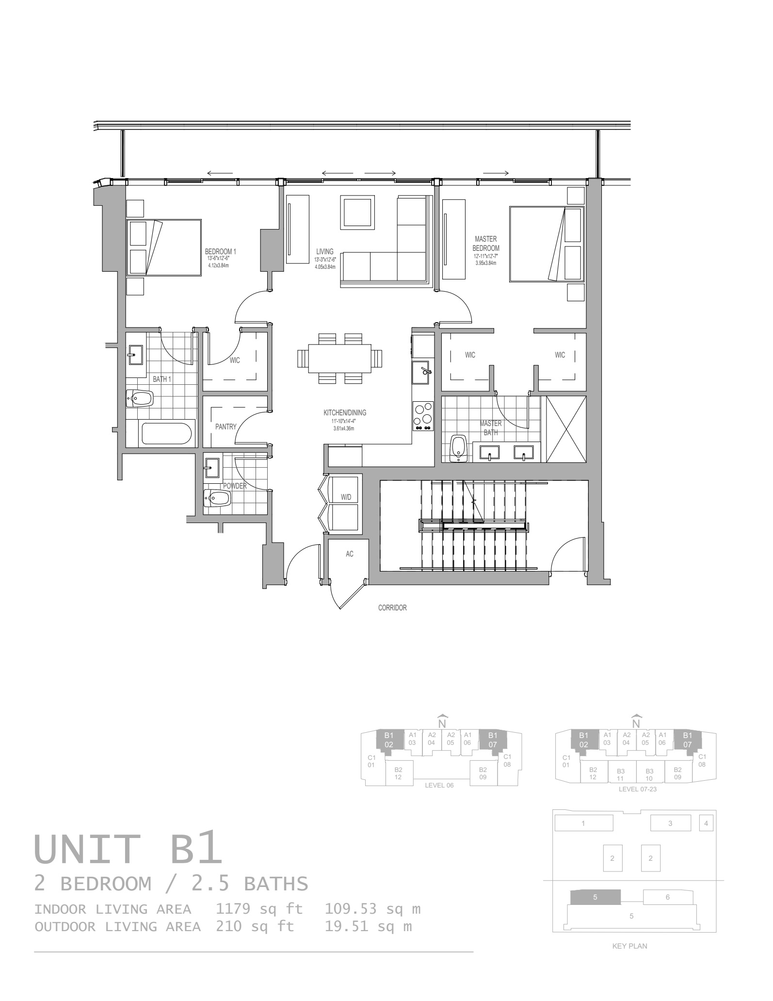 Oasis Hallandale_floorplan_Unit B1