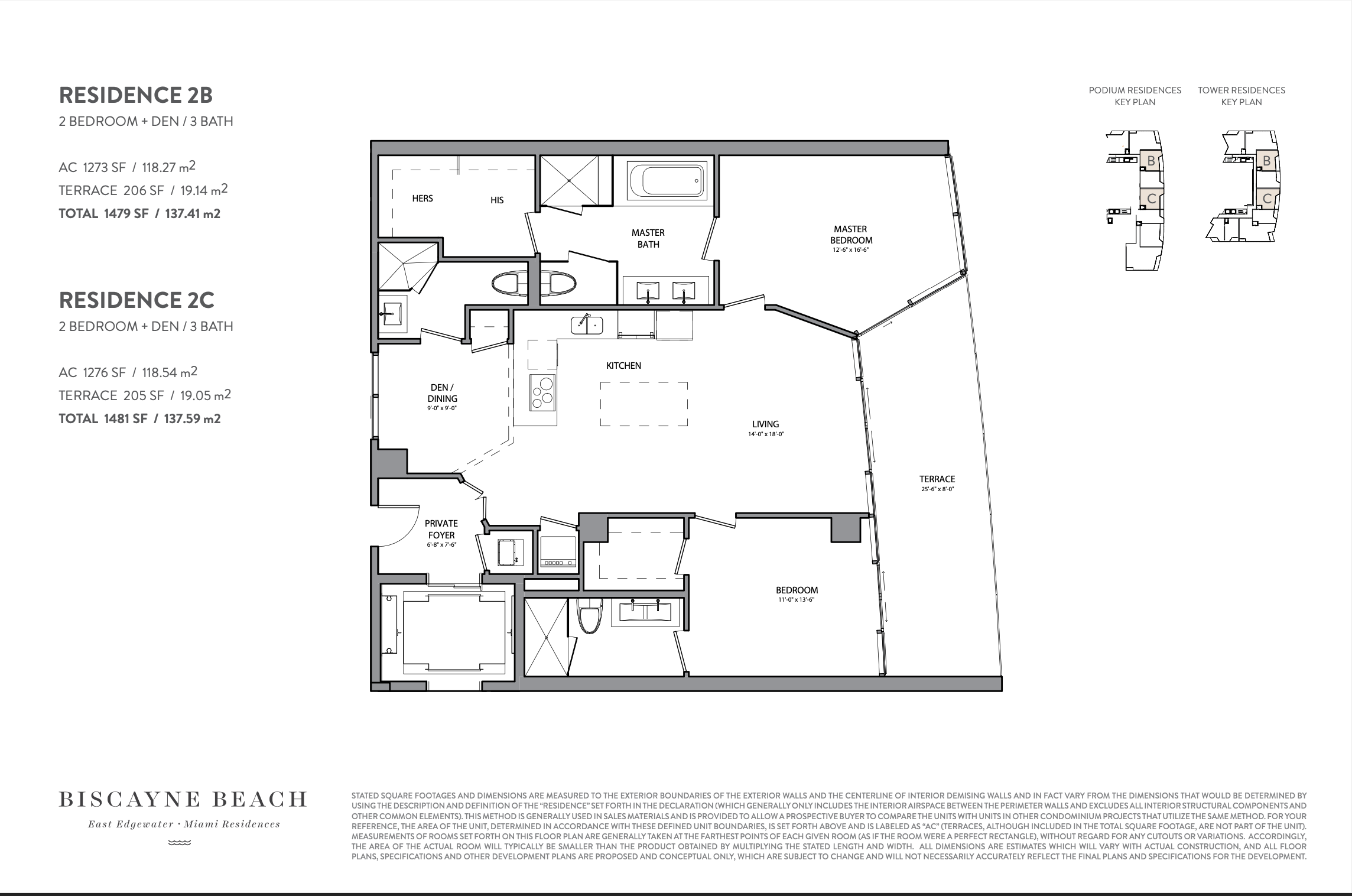 Residence 2B Biscayne Beach 