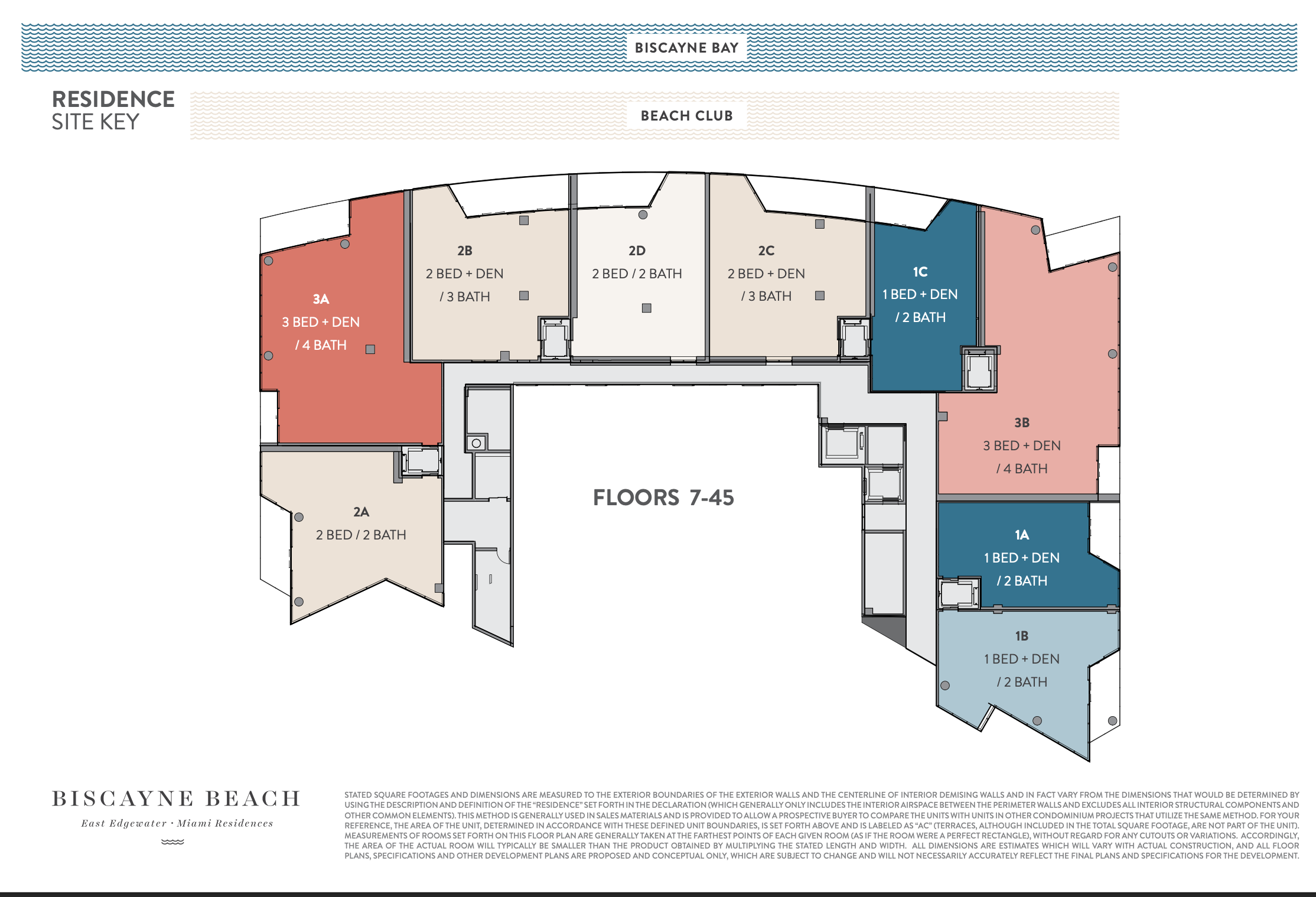 Biscayne Beach Building site plan 
