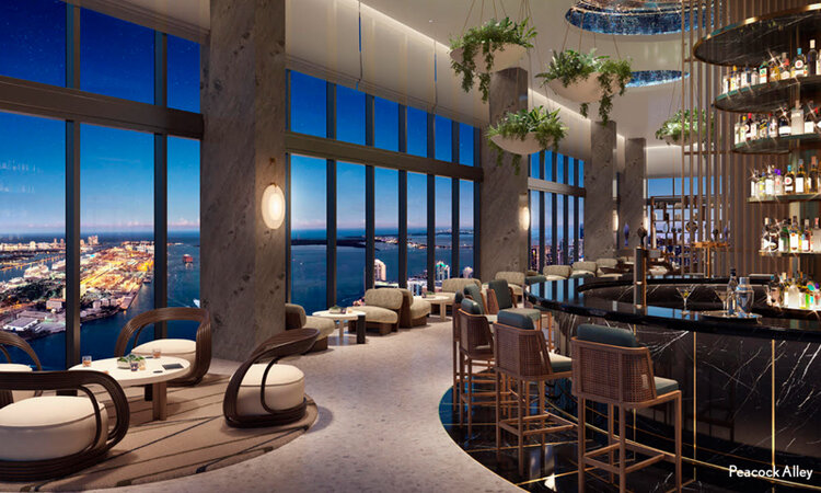 Waldorf Astoria Miami common areas 