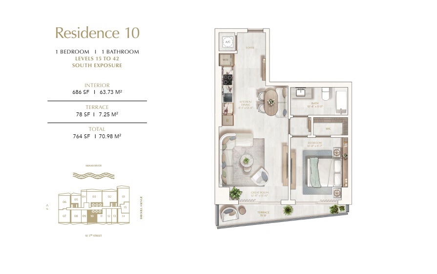 Viceroy Brickell The Residences_Residence10