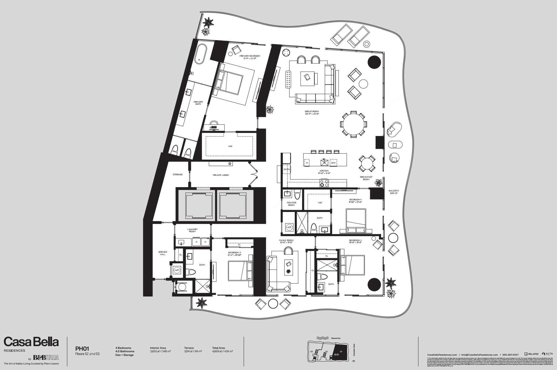 PH01 (Floors 52-53)