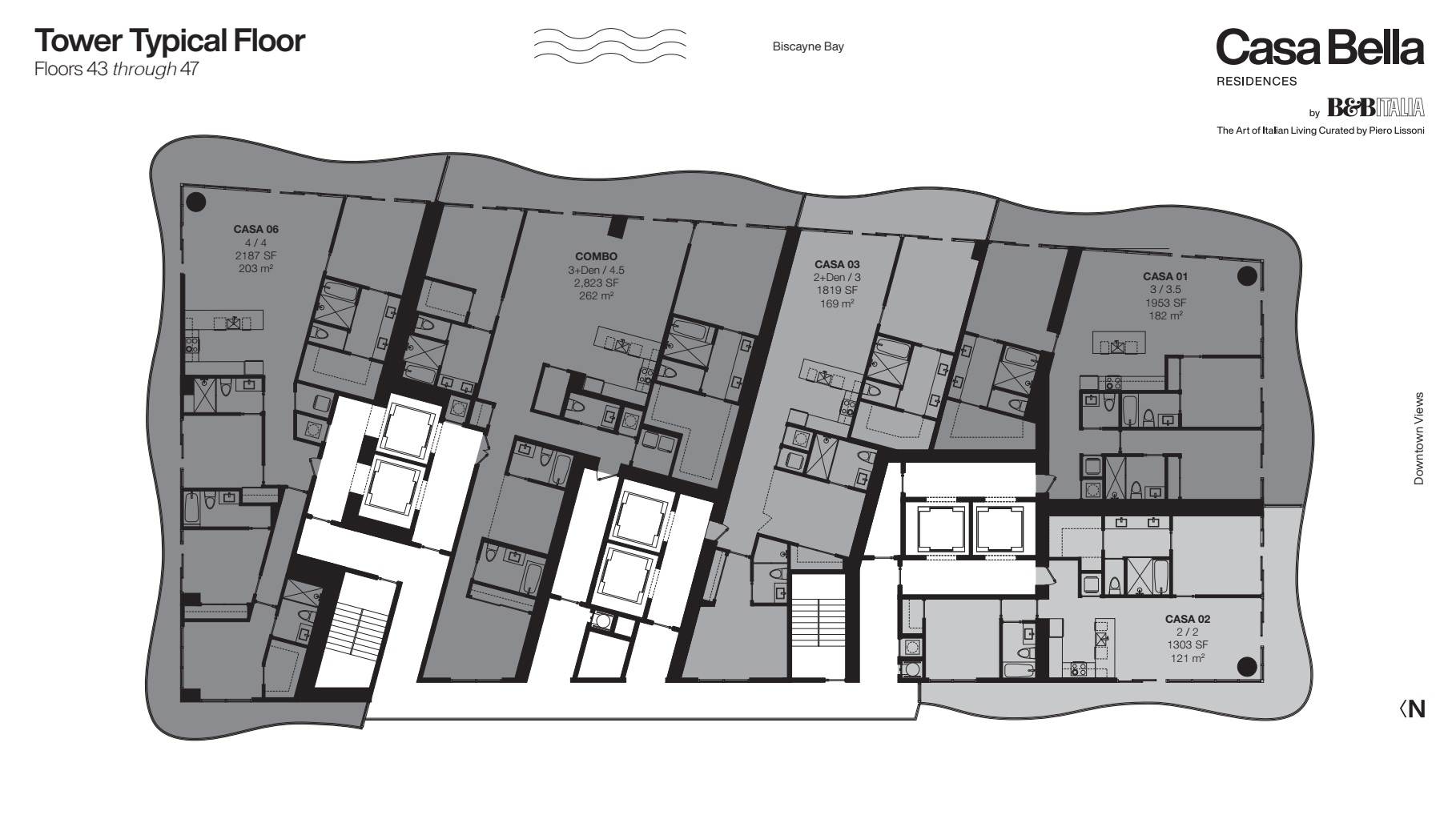 Tower Typical Floor (Floors 43-47)