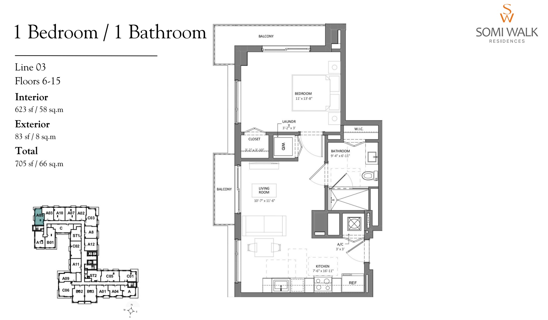 LINE 03 FLOORS 6-15 - A05