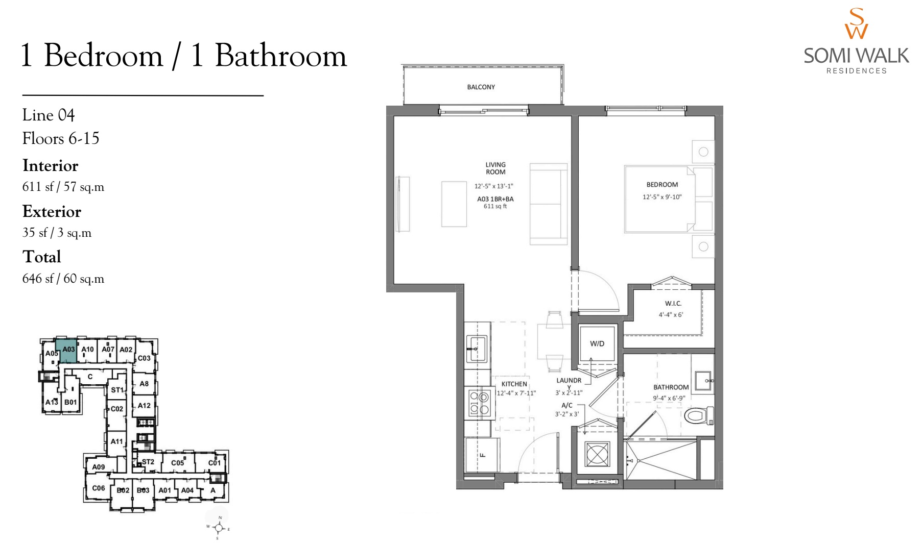 LINE 04 FLOORS 6-15 - A03