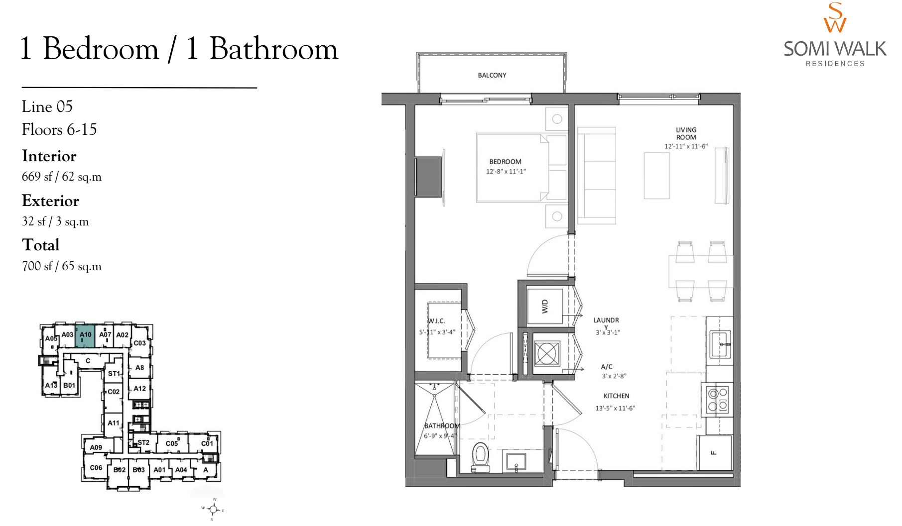 LINE 05 FLOORS 6-15 - A10