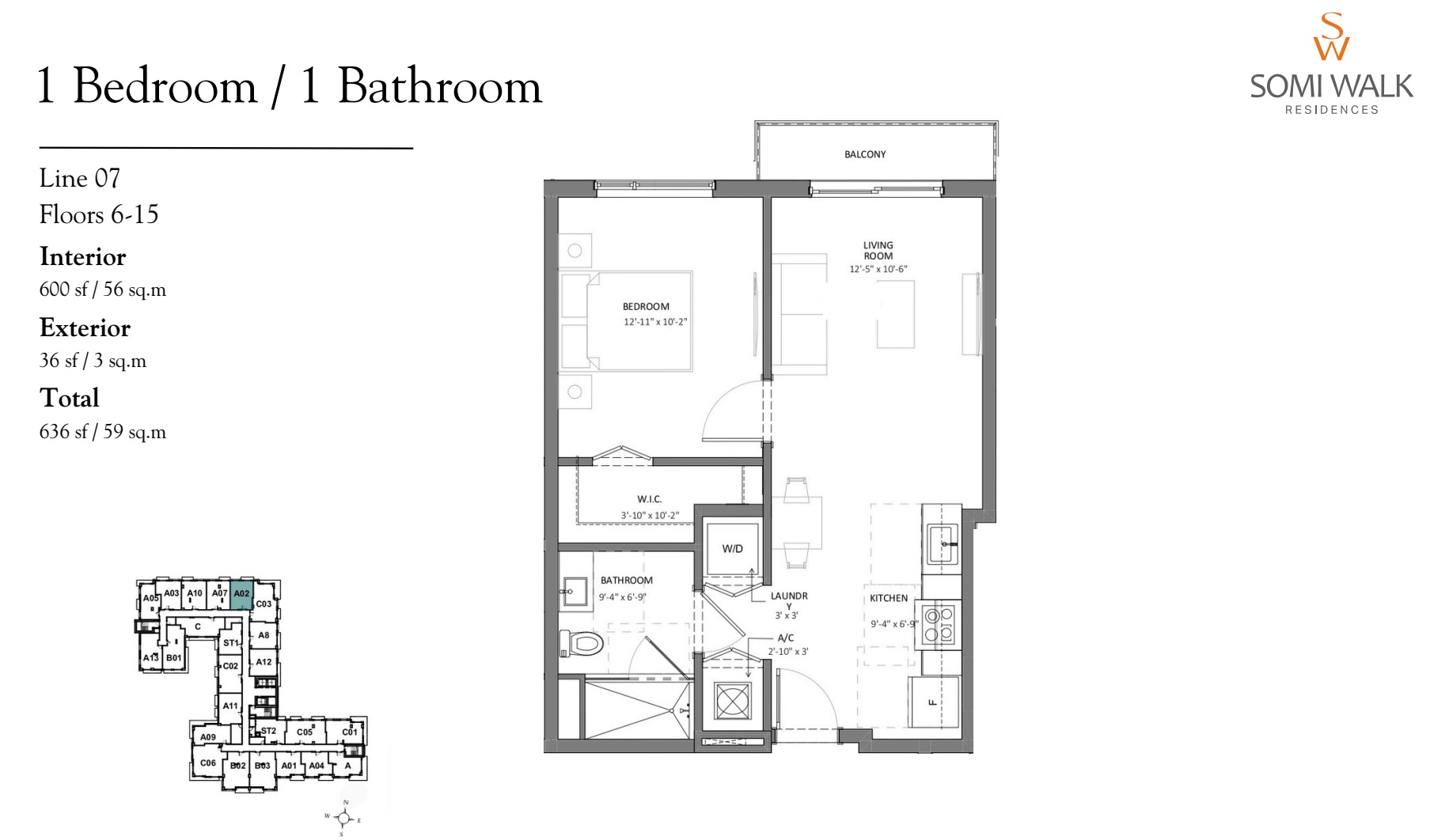LINE 07 FLOORS 6-15 - A02