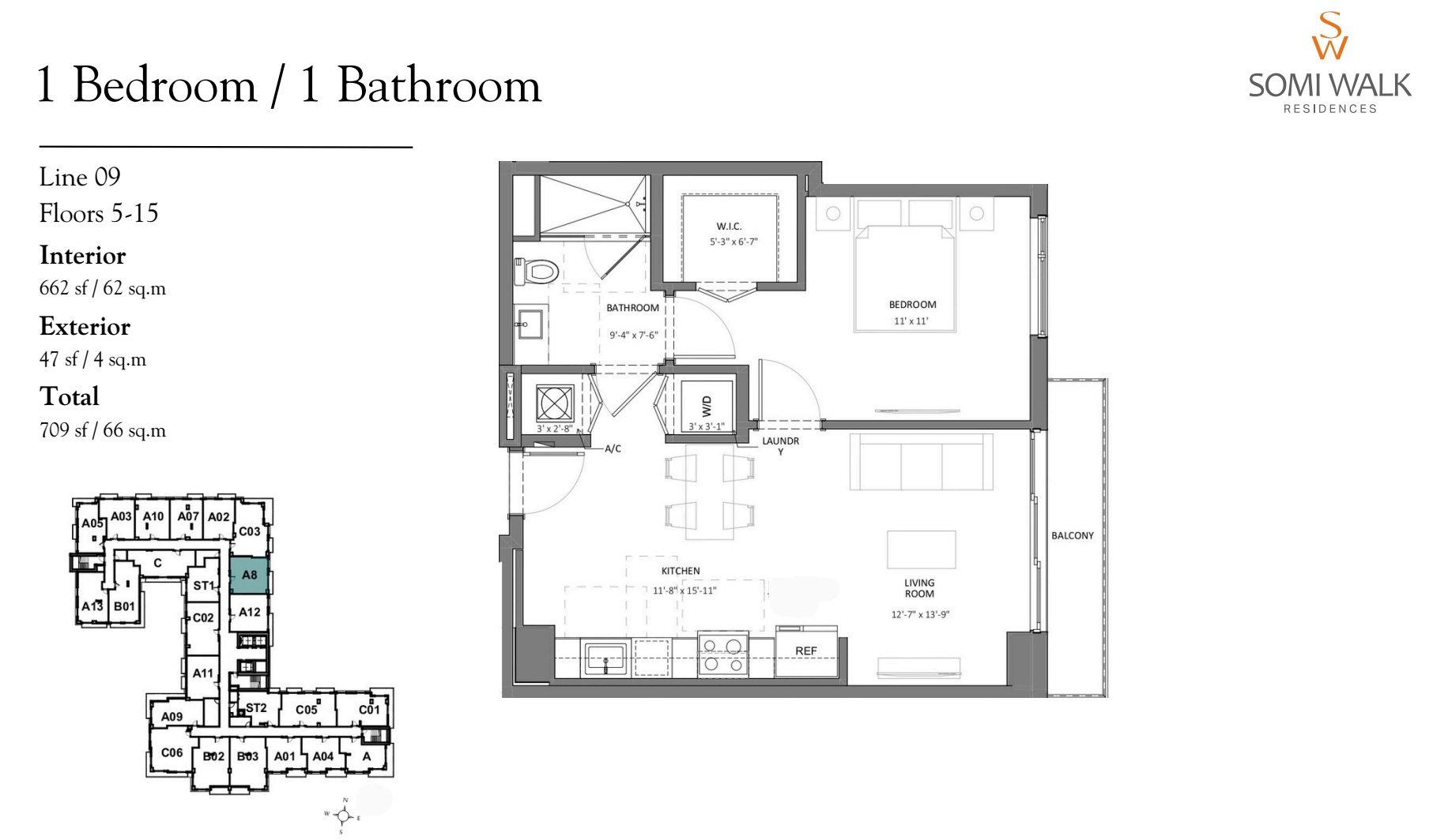 LINE 09 FLOORS 5-15 - A08