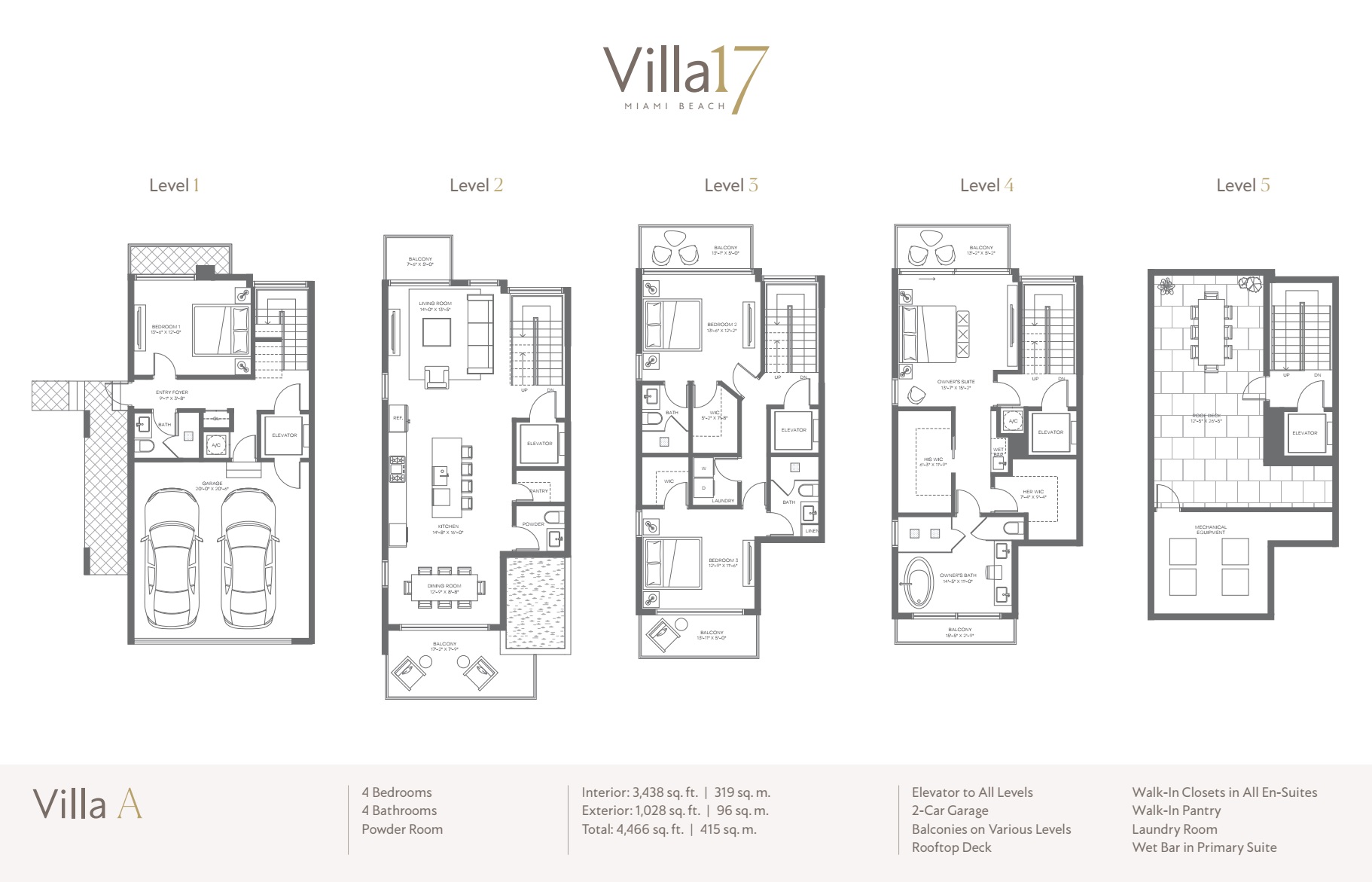 Villa17 Villa A Floorplan