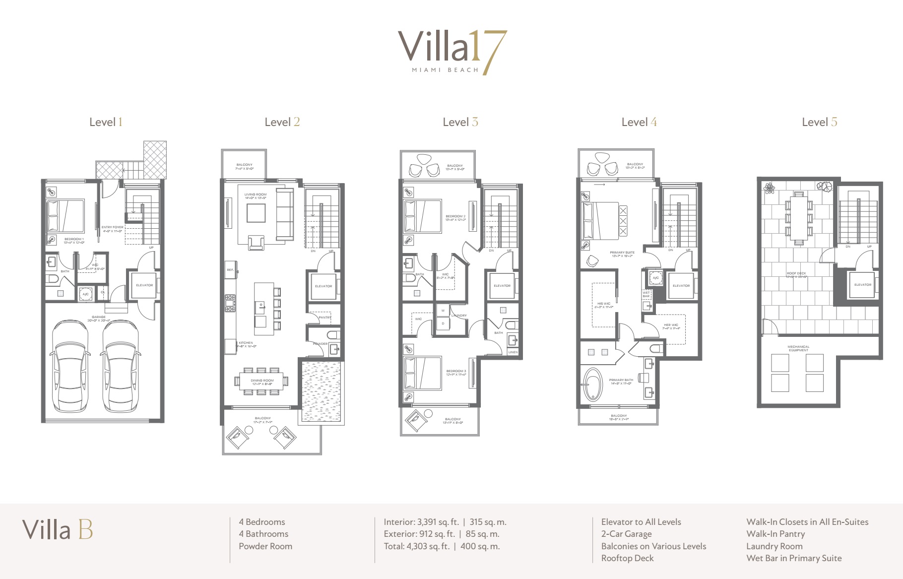 Villa17 Villa B Floorplan