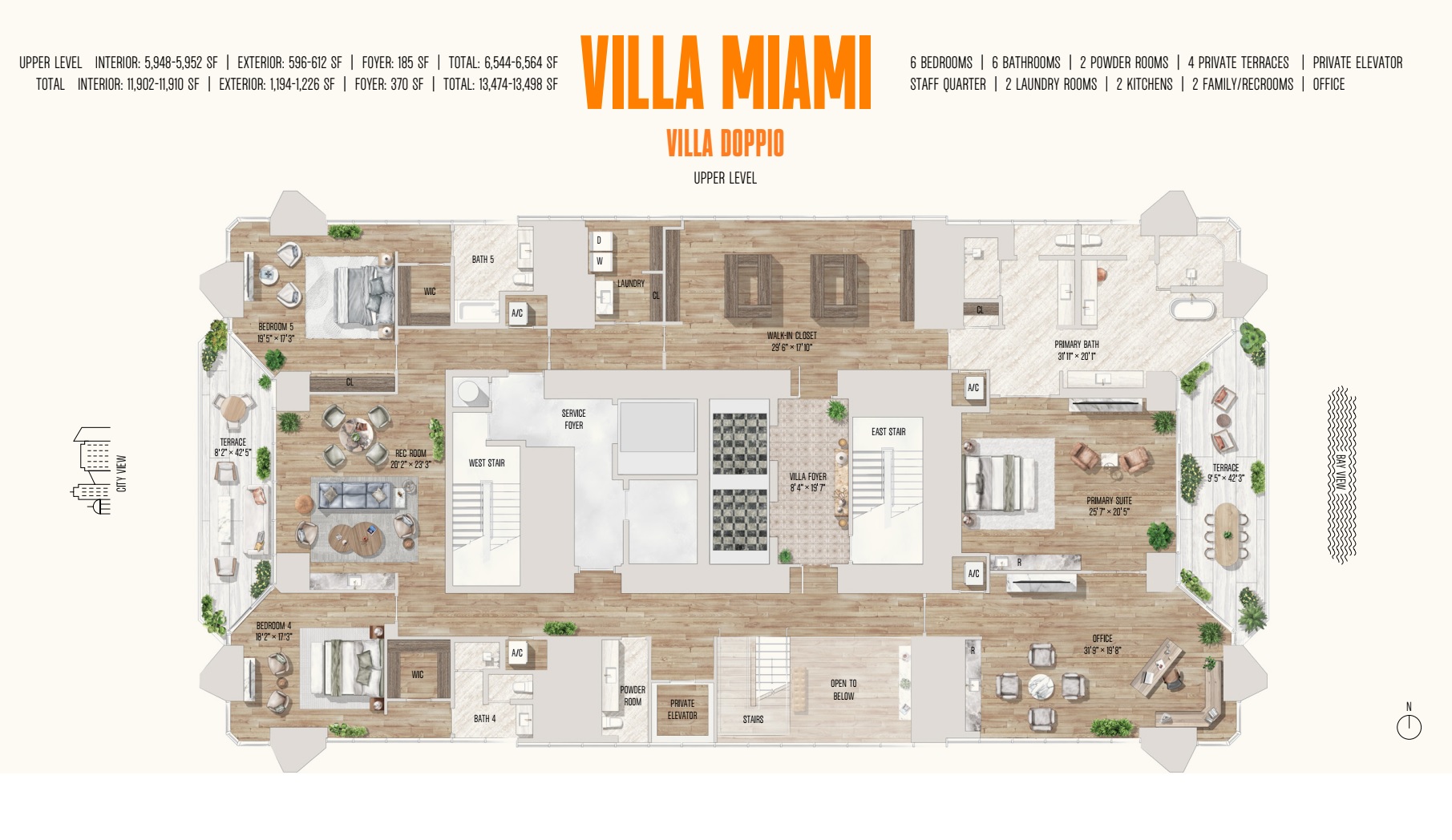 VillaMiami_Duplex_Upper Level