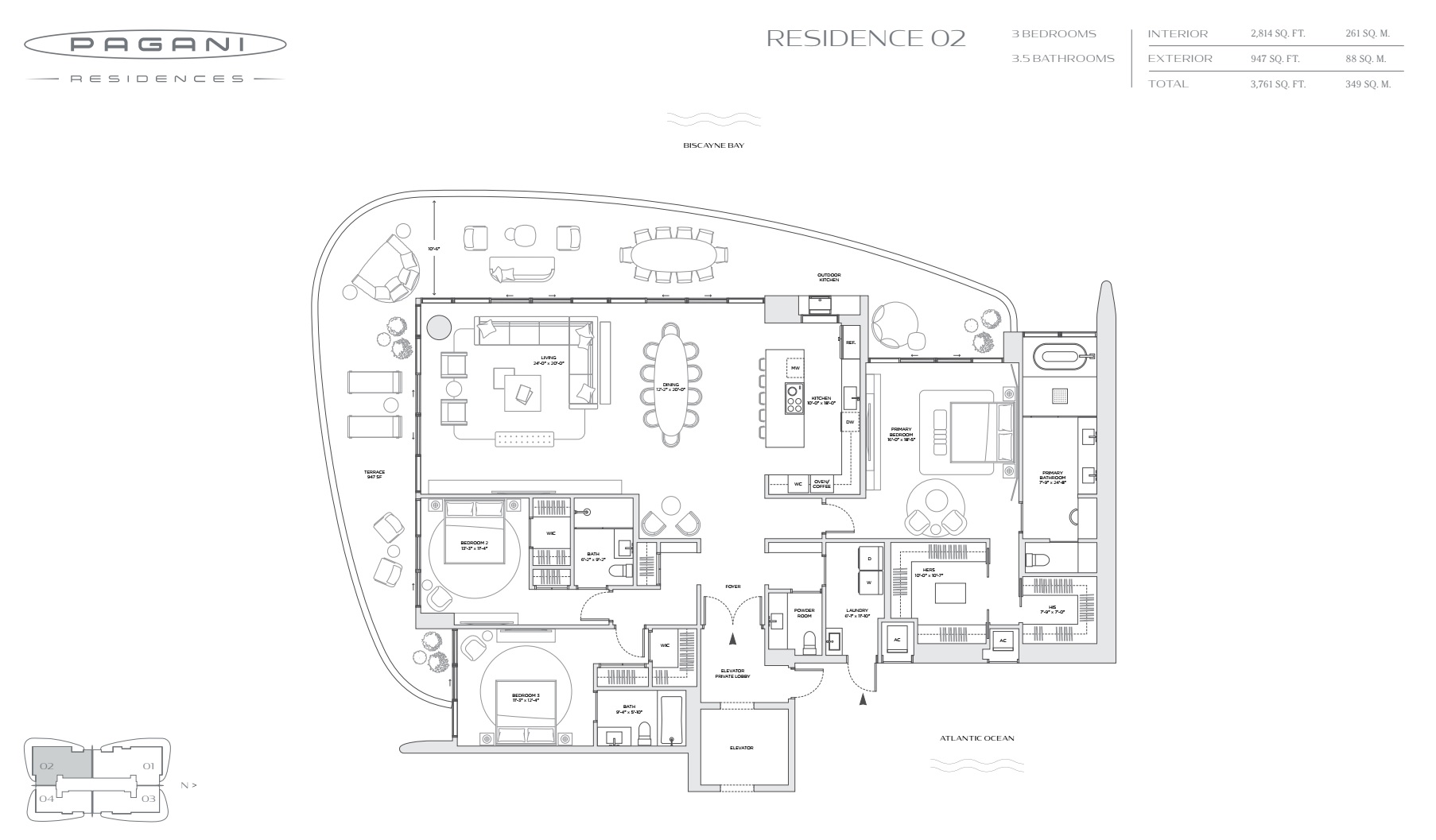 Residence 02 - SW 3 bds