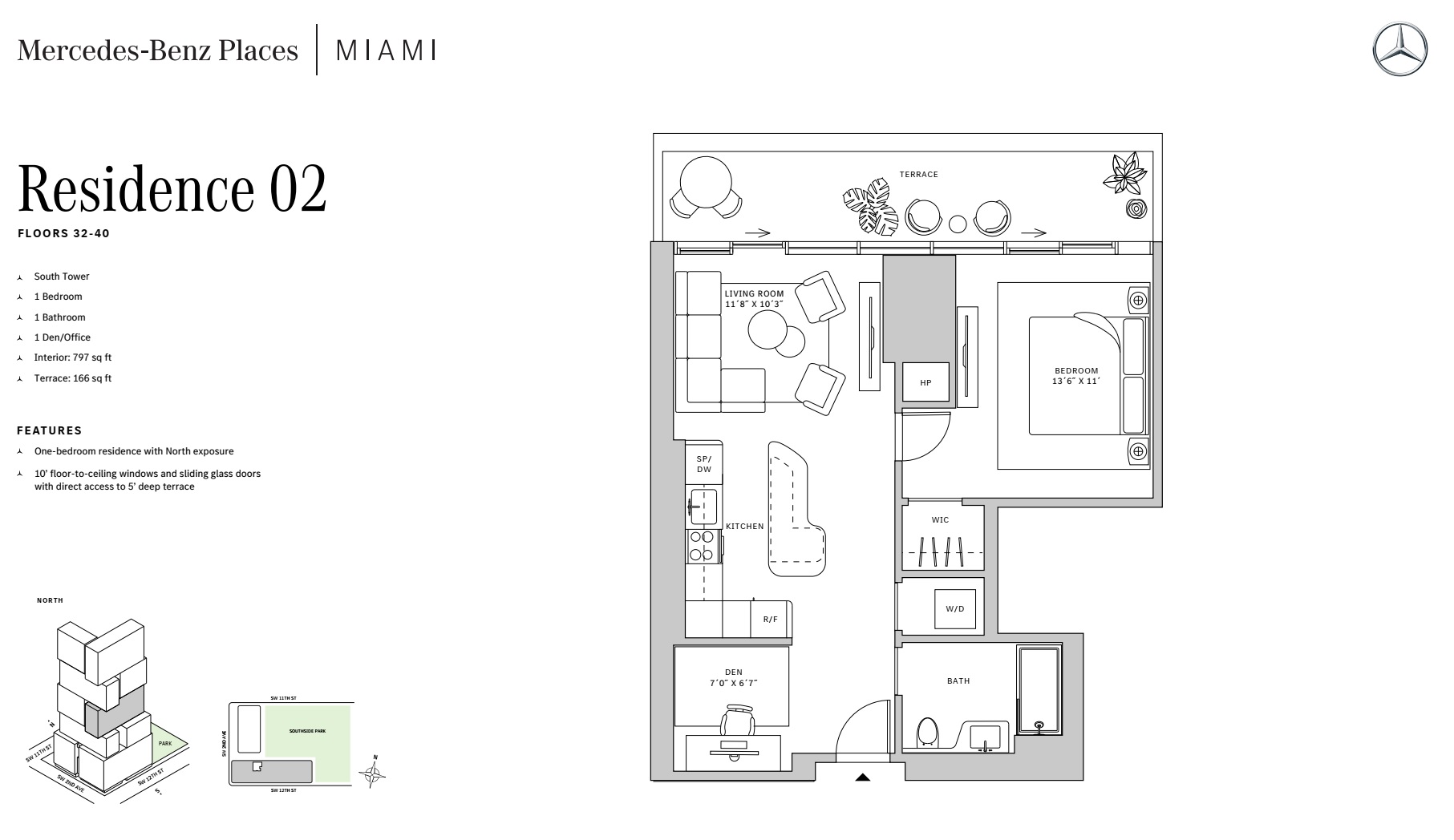 1BD - Residence 02 - Level 32-40 - S-T1