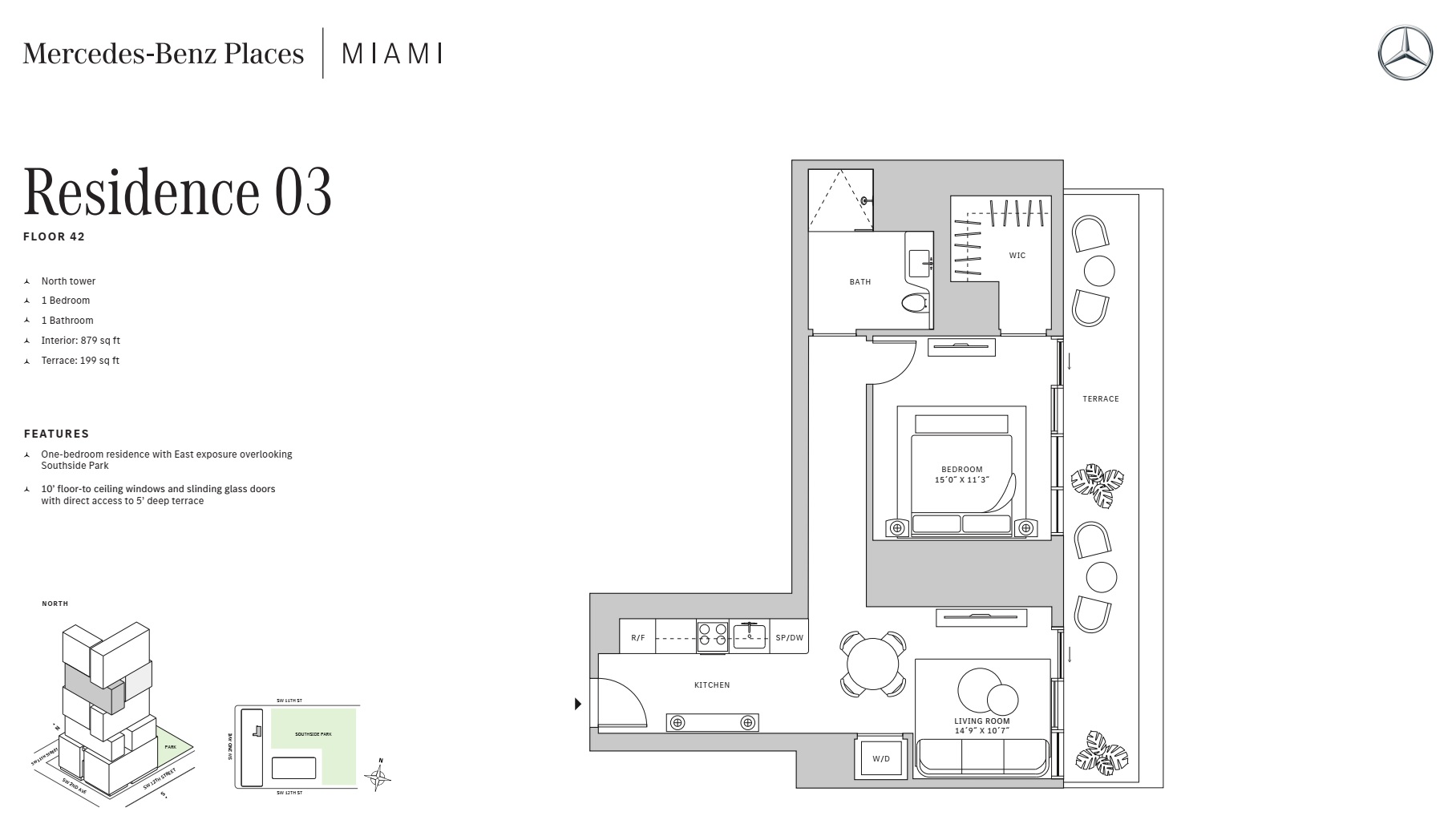 1BD - Residence 03 - Level 42 - N-T2
