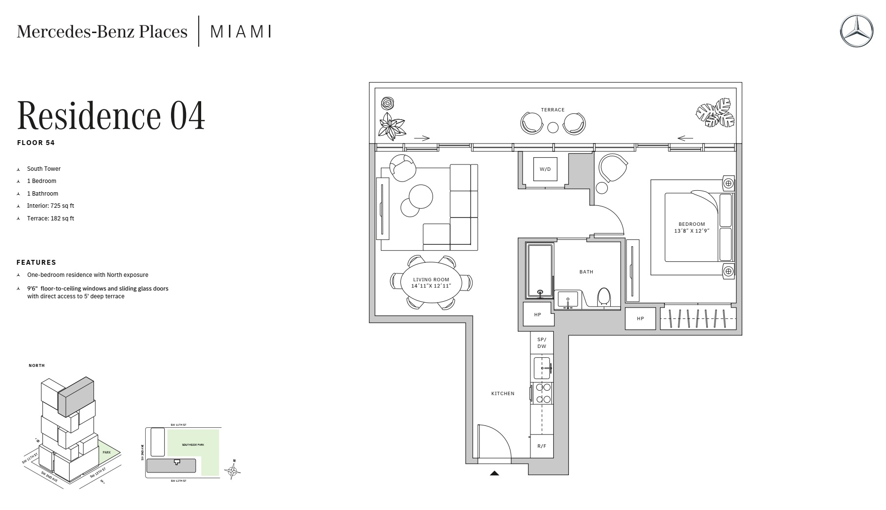 1BD - Residence 04 - Level 54 - S-T1