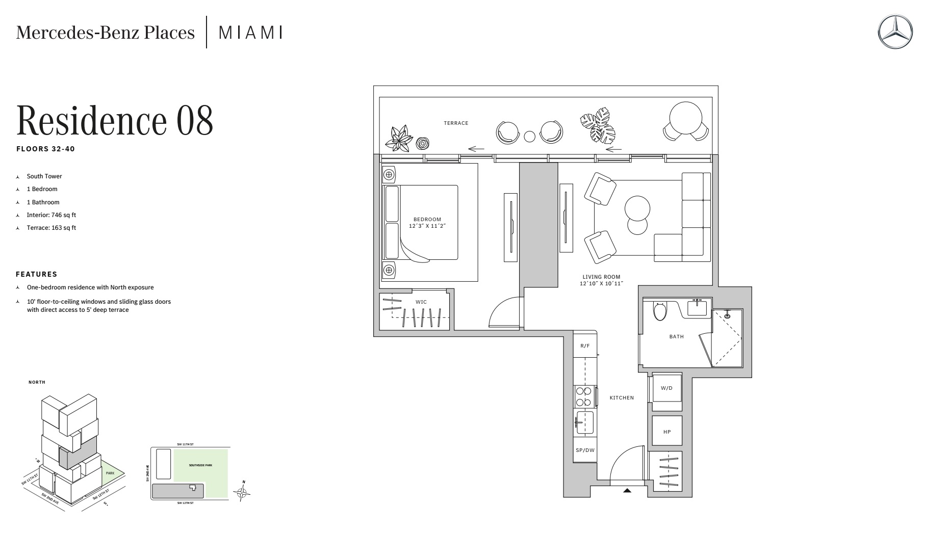 1BD - Residence 08 - Level 32-40 - S-T1