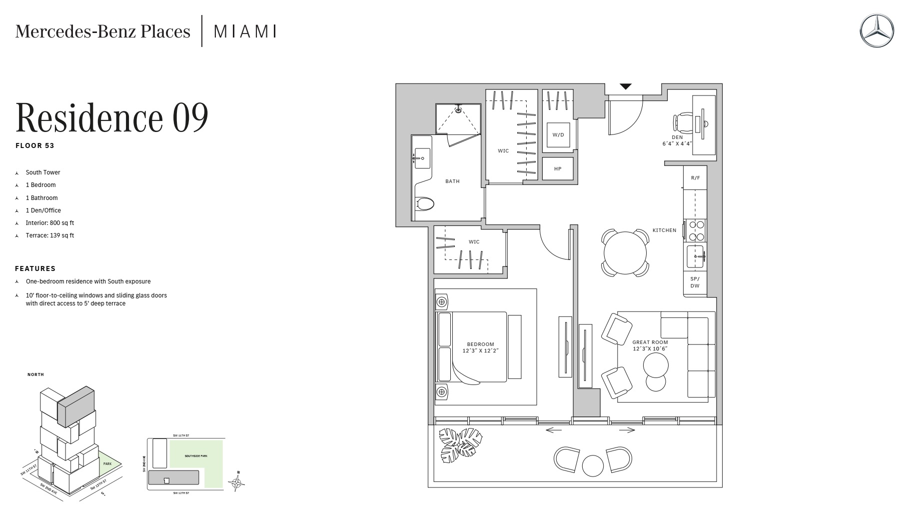 1BD - Residence 09 - Level 53 - S-T1