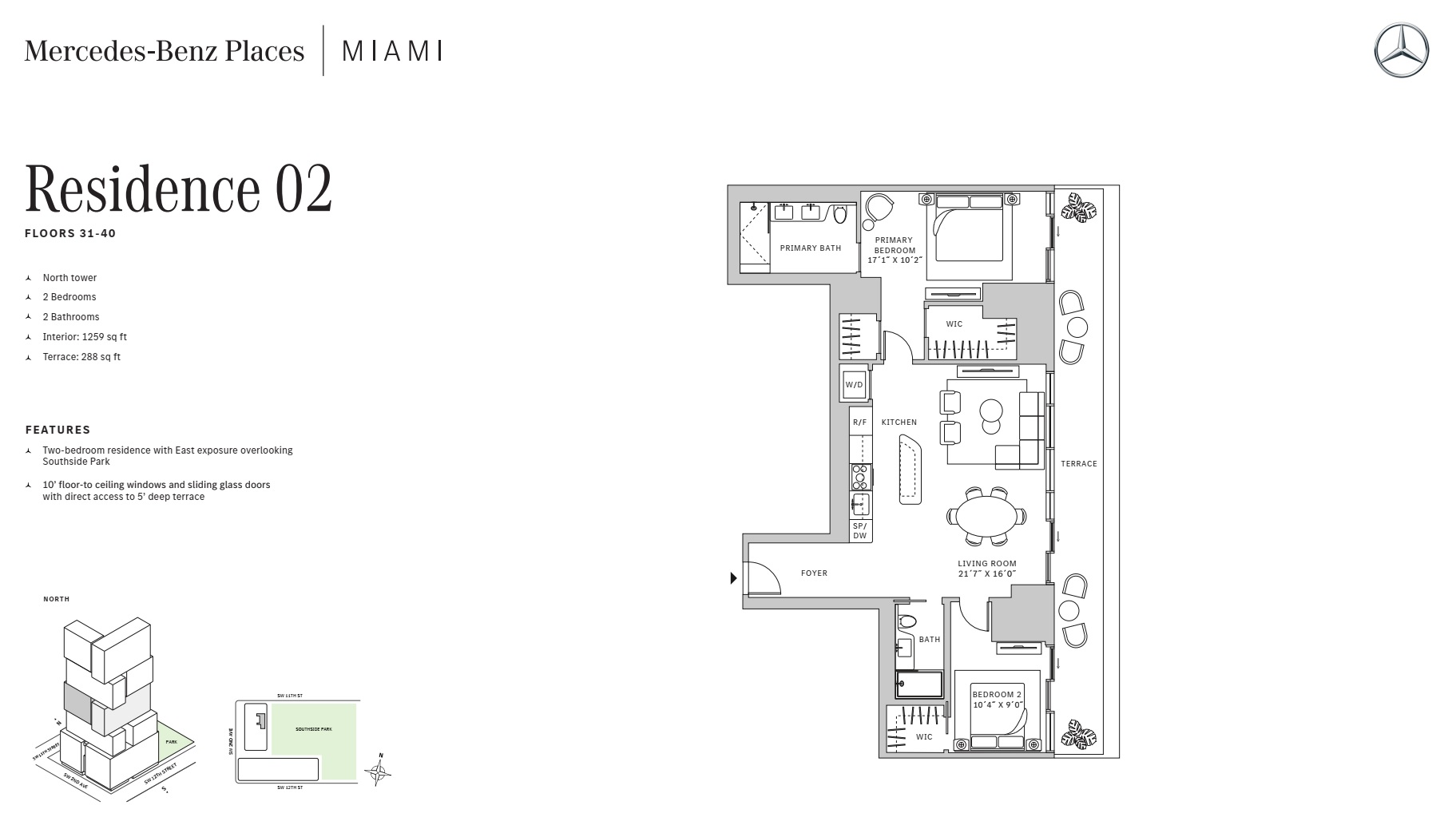 2BD - Residence 02 - Level 31-40 - N-T2