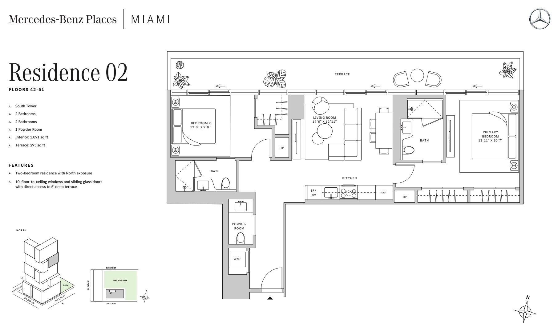 2BD - Residence 02 - Level 42-51 - S-T1