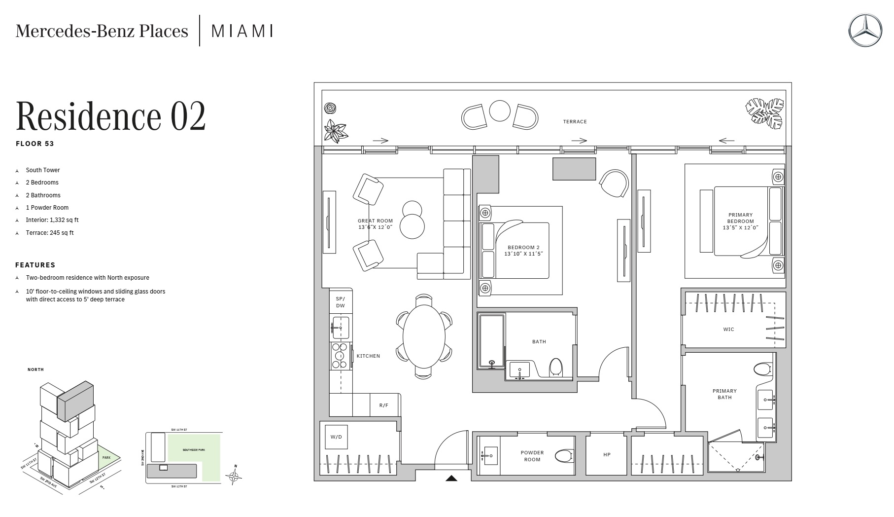 2BD - Residence 02 - Level 53 - S-T1