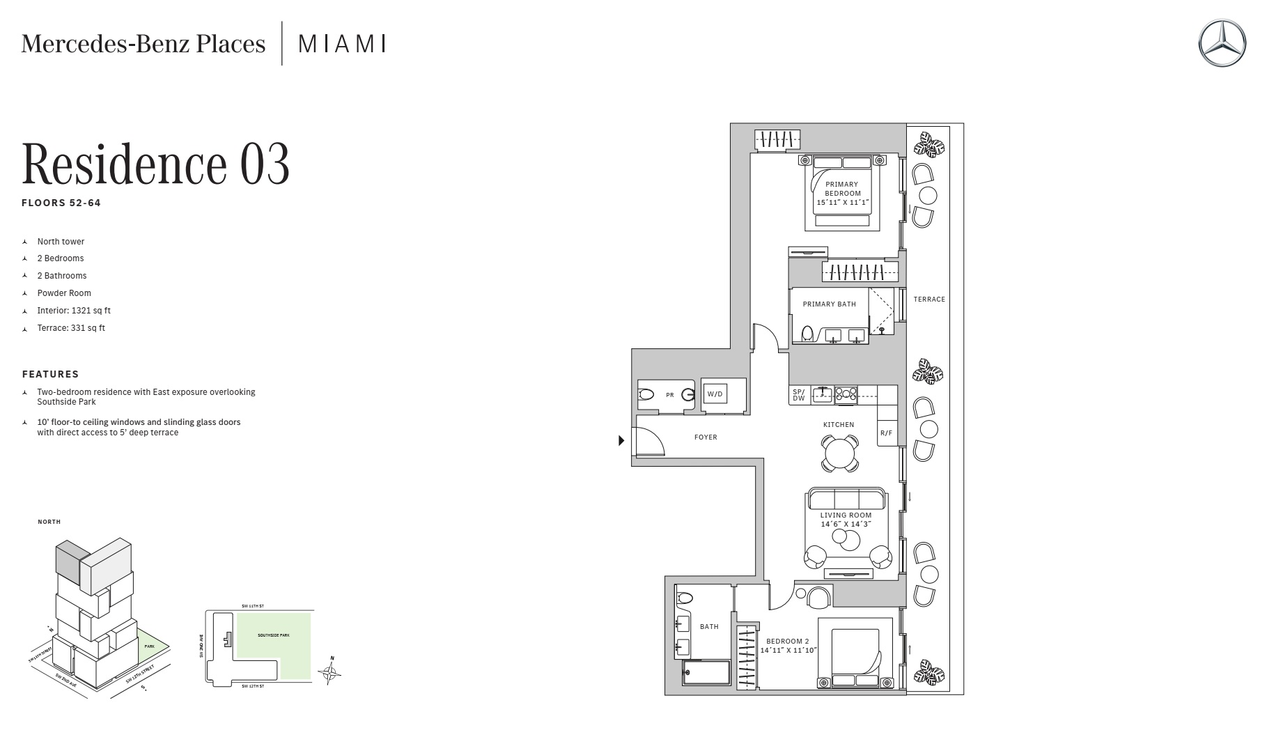 2BD - Residence 03 - Level 52-64 - N-T2