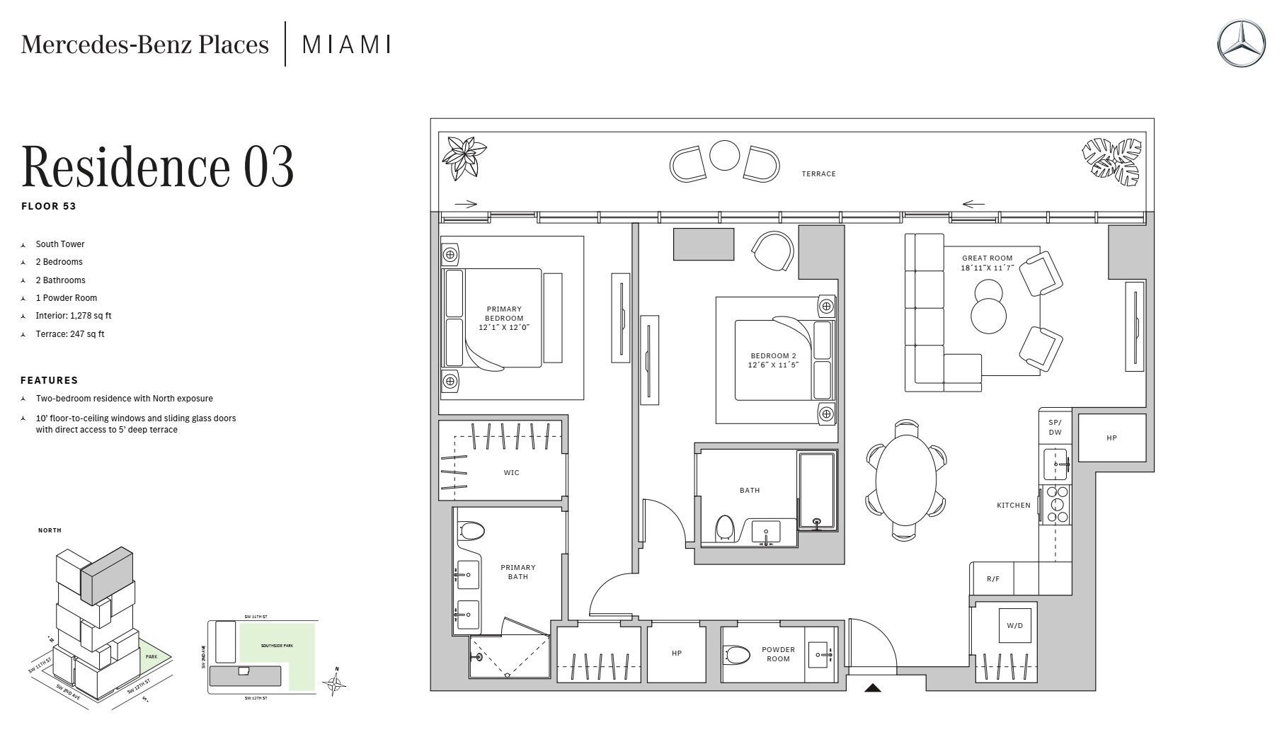 2BD - Residence 03 - Level 53 - S-T1