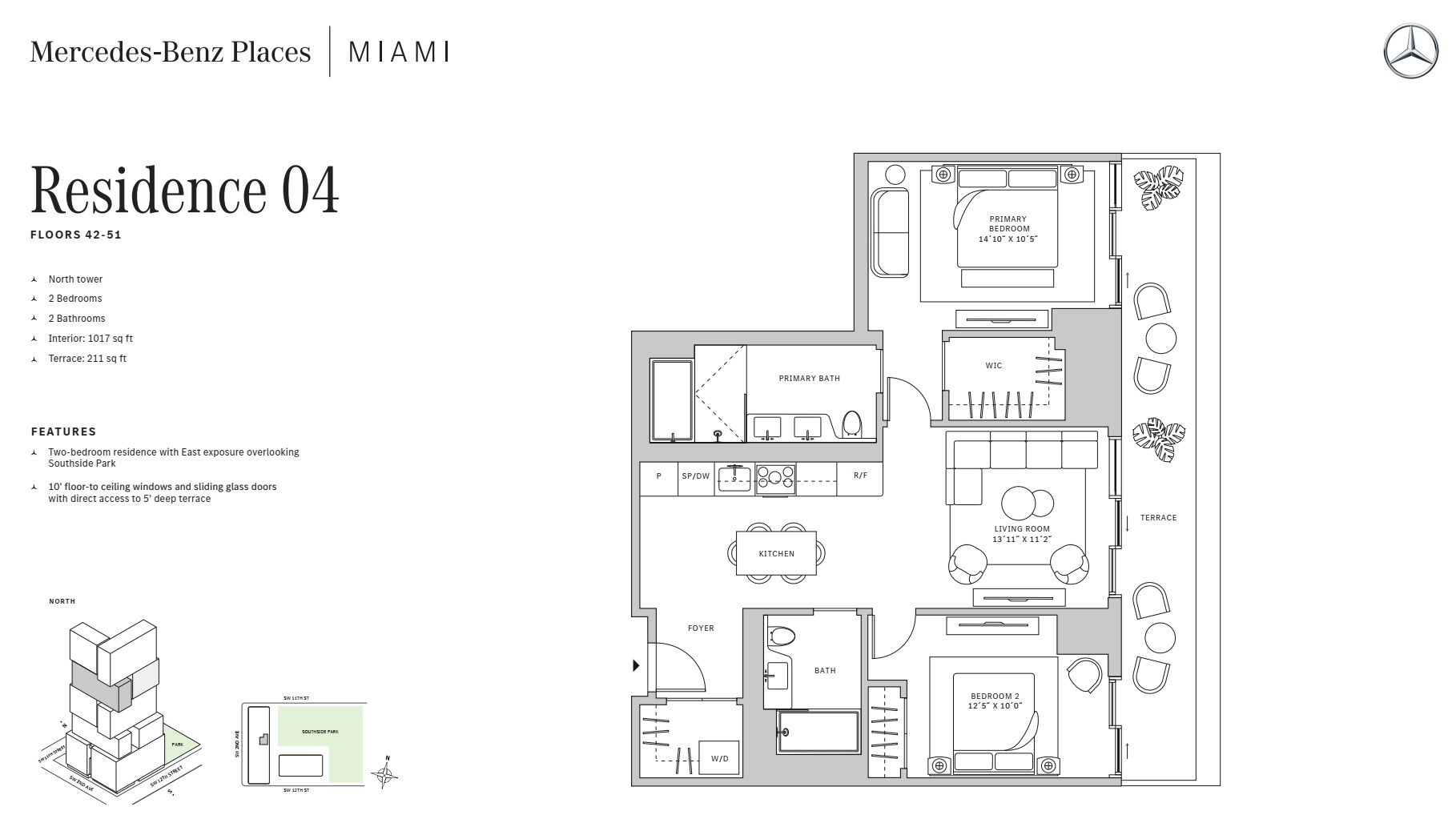 2BD - Residence 04 - Level 42-51 - N-T2
