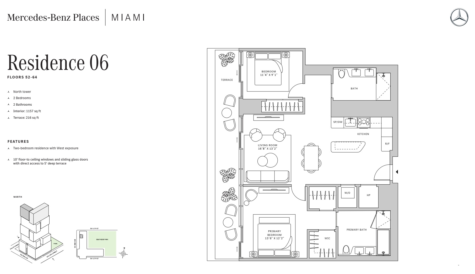 2BD - Residence 06 - Level 52-64 - N-T2