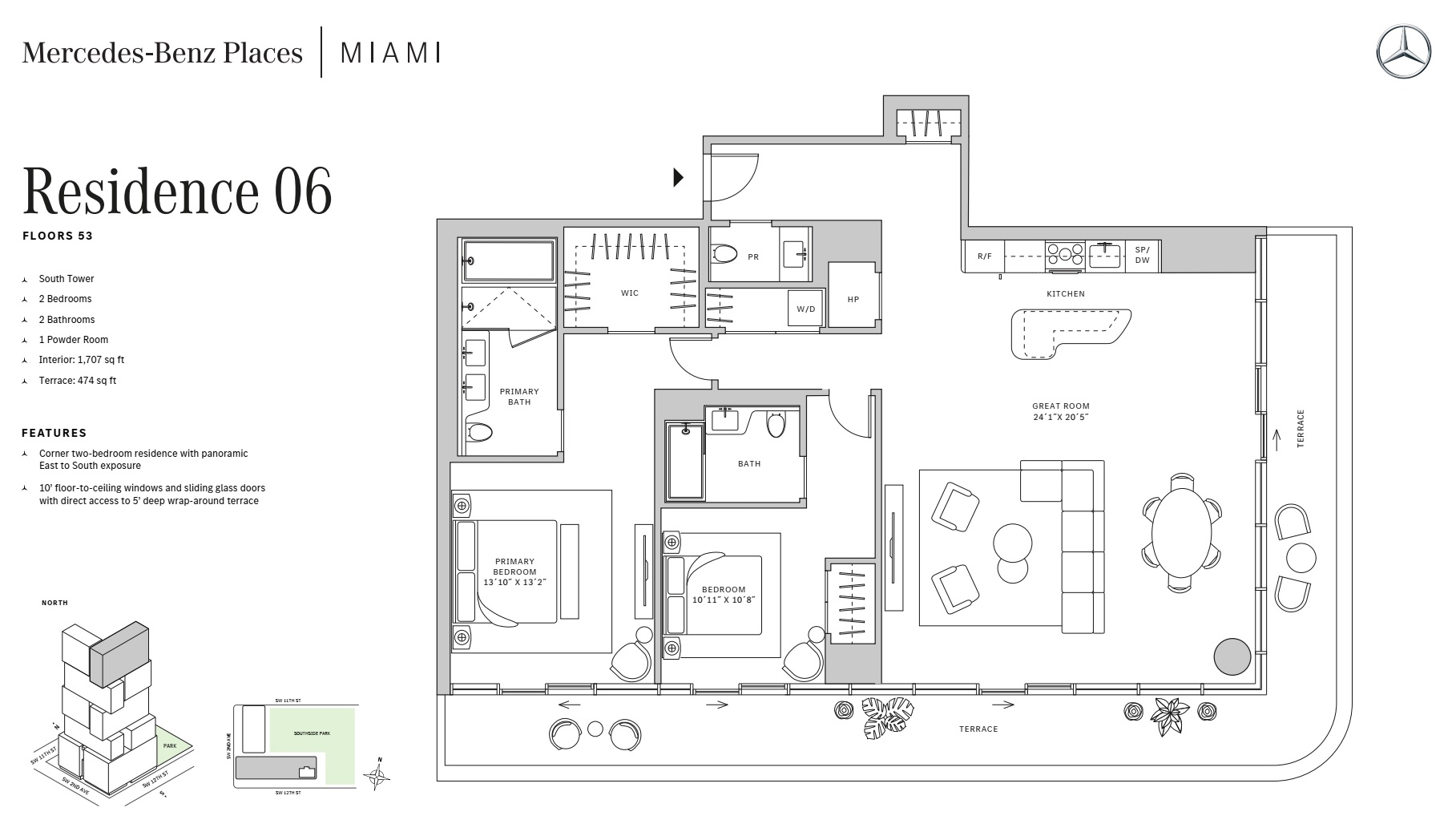 2BD - Residence 06 - Level 53 - S-T1