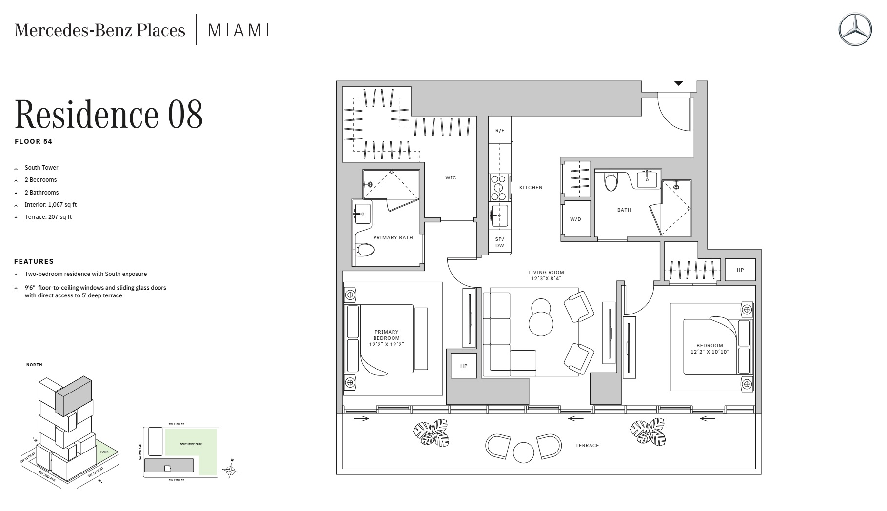 2BD - Residence 08 - Level 54 - S-T1
