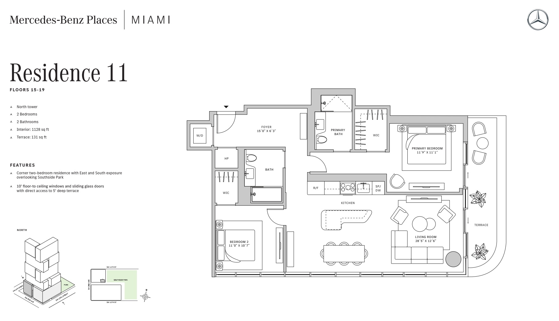 2BD - Residence 11 - Level 15-19 - N-T2