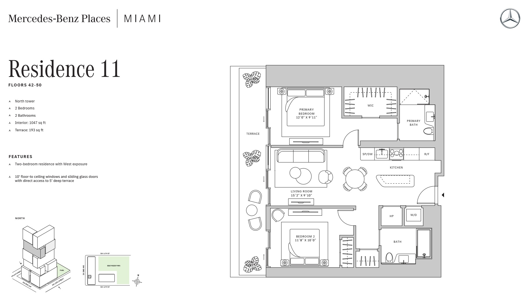 2BD - Residence 11 - Level 42-50 - N-T2