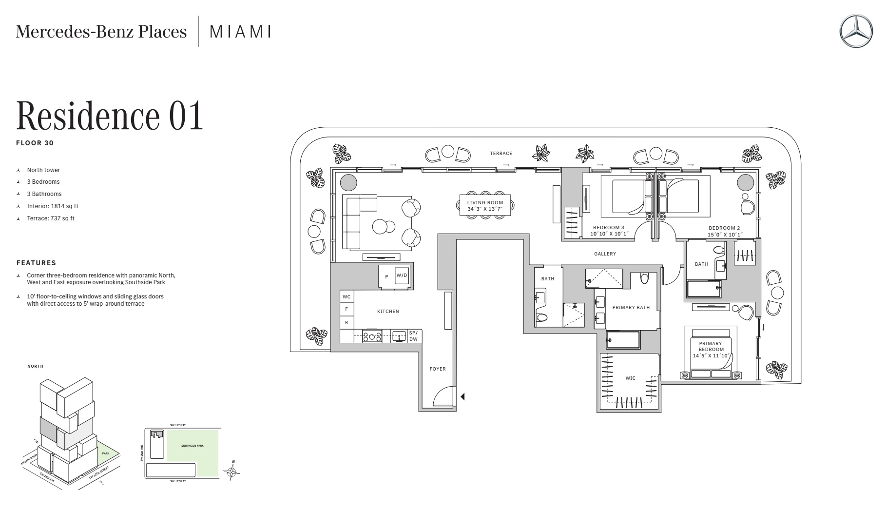 3BD - Residence 01 - Level 30 - N-T2
