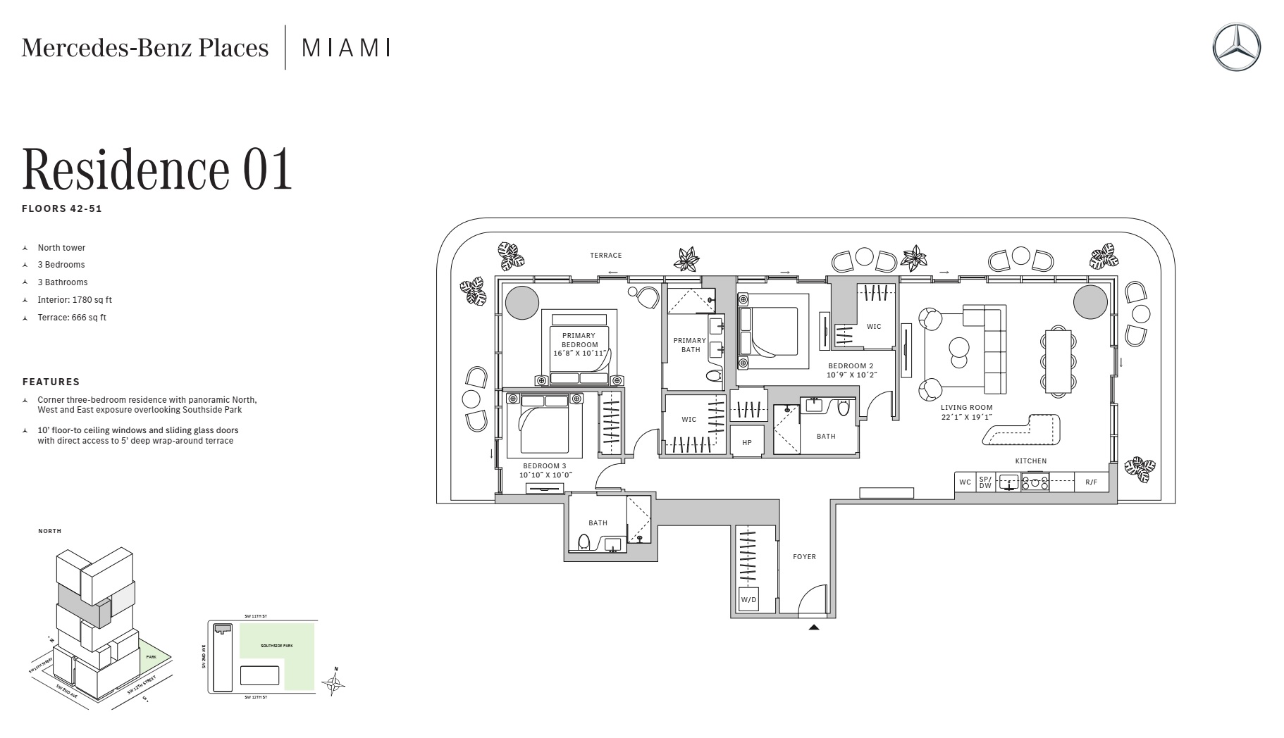 3BD - Residence 01 - Level 42-51 - N-T2