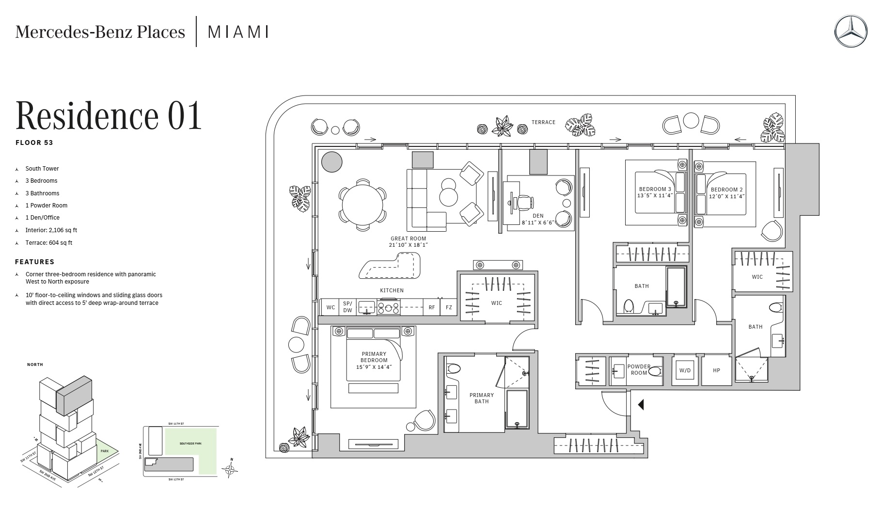 3BD - Residence 01 - Level 53 - S-T1