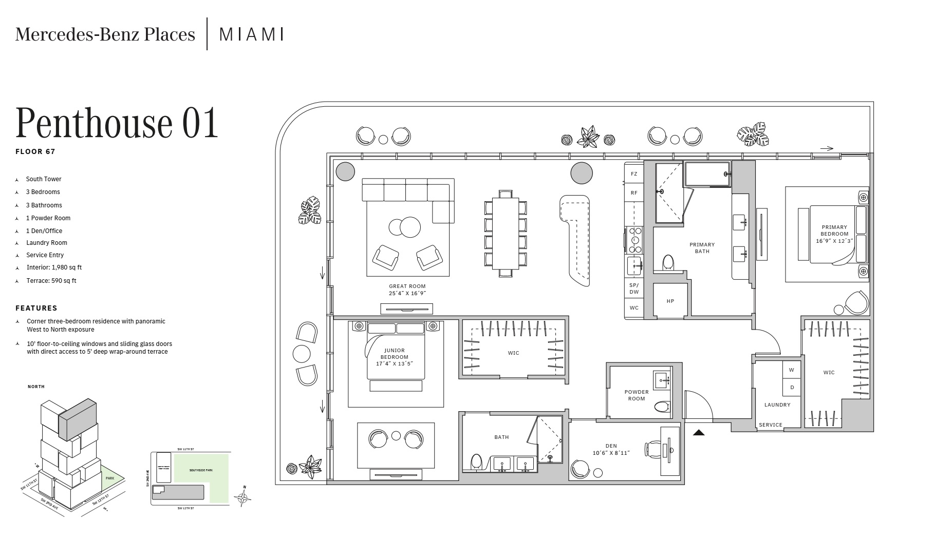 3BD - Residence 01 - Level 67 - S-T1