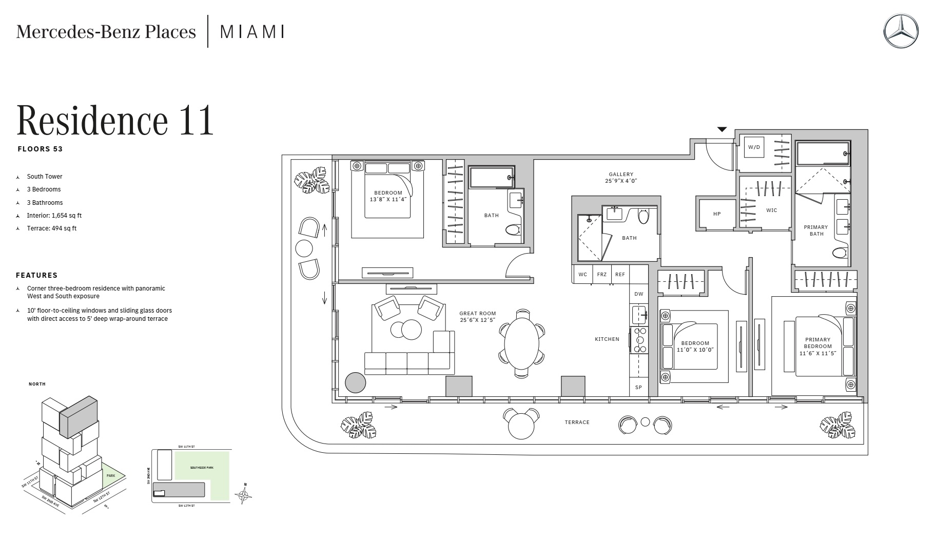 3BD - Residence 11 - Level 53 - S-T1