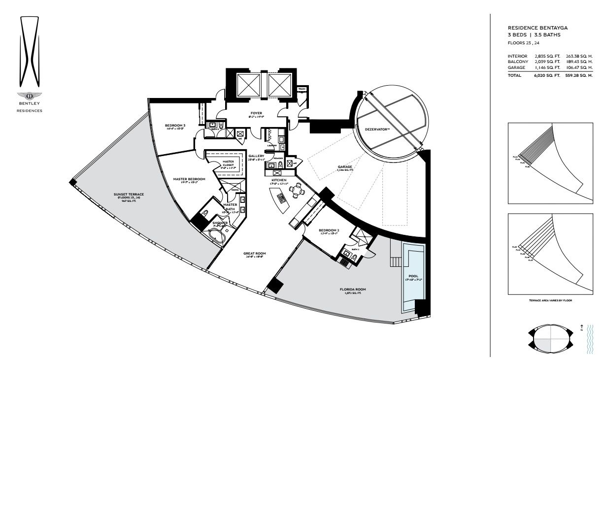 Residence Bentayga_floor23_3B_3.5baths
