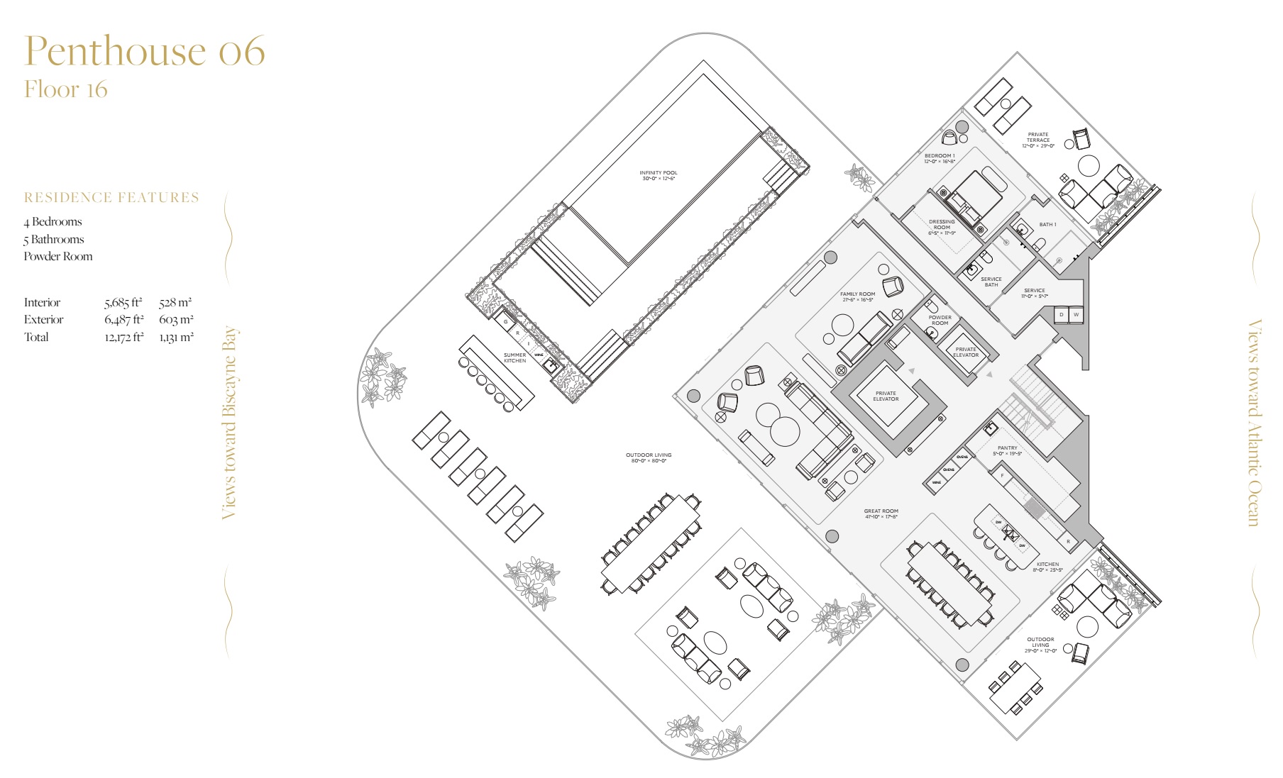 Penthouse 06_Floor 16_4bed 5bath