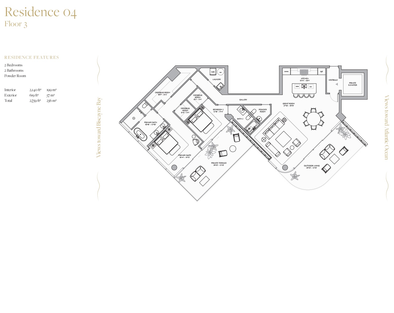 Residence 04_Floor 3_ bed 2 bath