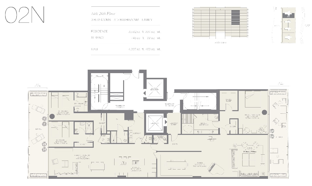 Oceana Bal Harbour -02N 3 BED - 4 1/2 BATH