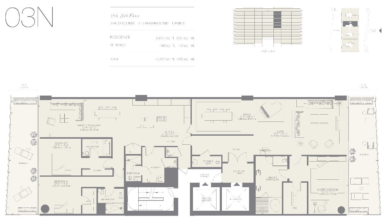 Oceana Bal Harbour -03N 3 BED - 4 1/2 BATH