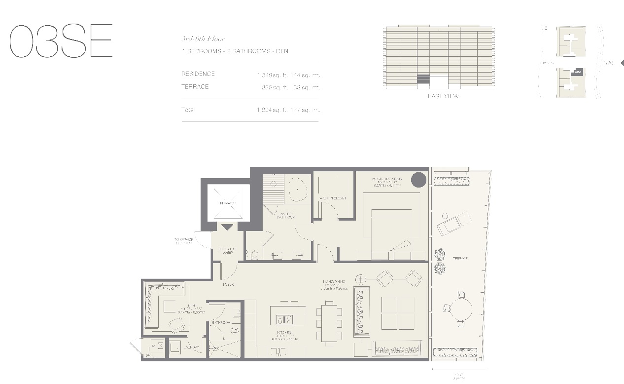 Oceana Bal Harbour -03SE 1 BED - 2 BATH
